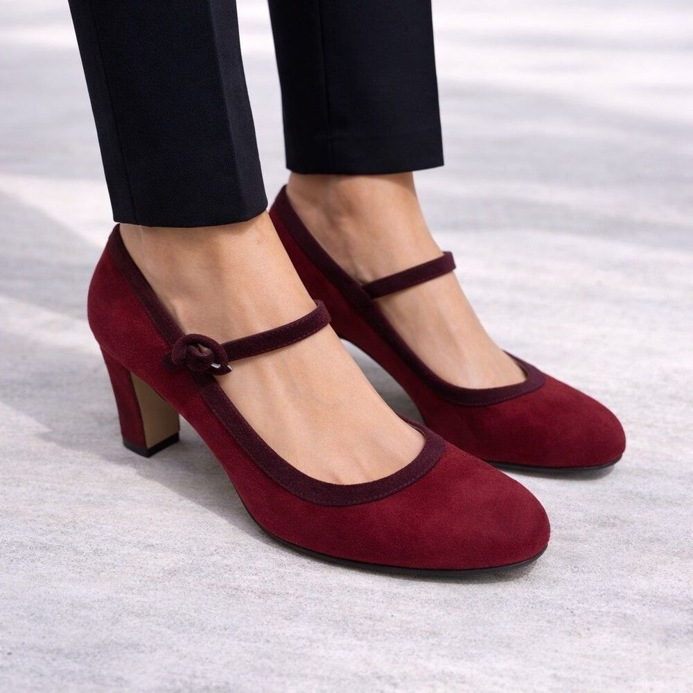 Daniele Ancarani‎ Suede Business Leather Pump Heels Women’s Size 36.5 US 6